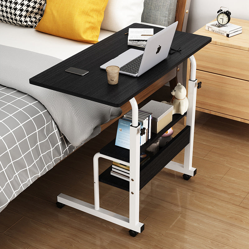 Bedside Desk Bedroom Desk Laptop Desk Tray Portable Computer Desk Height Adjustable 58-85cm Mobile Desk Laptop Workstation